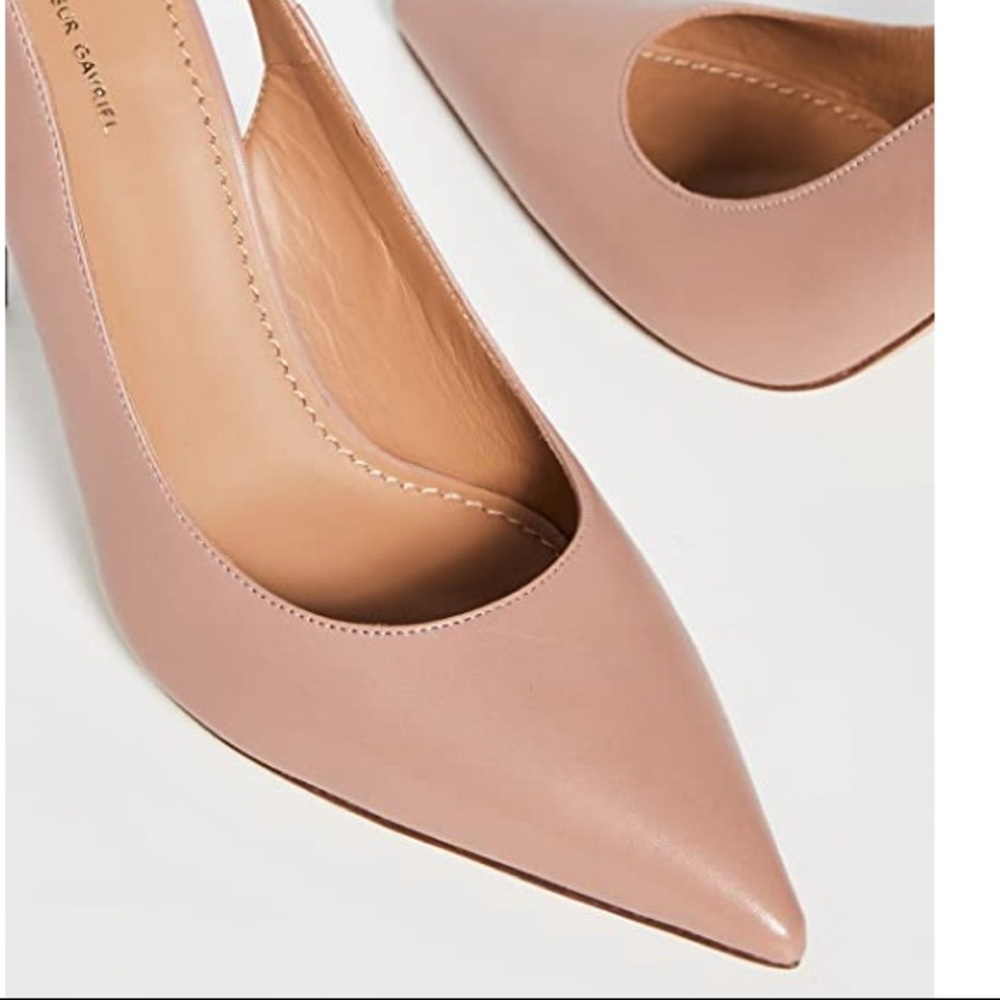 Mansur Gavriel Classic Pump 100 mm in Nude - Picture 8 of 10